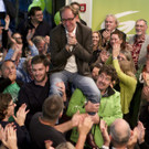 Landtagswahl 2014: Wahlparty der Grünen im Bregenzer "Kesselhaus"