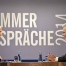 Werner Faymann beim ORF-Sommergespräch 2014