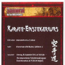 Karate-Einsteigerkurs 2014