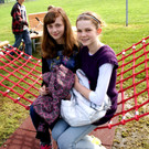 Mirjam und Mirjam beim Chillen.JPG