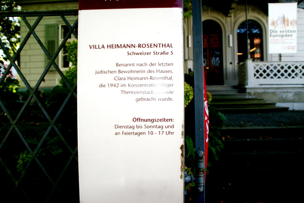 Clara Heimann-Rosenthal war die letzte Besitzerin der Villa.JPG