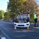 Pkw Überschlag auf der A14