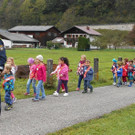 Polizei im Kindergarten Bings