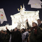 Demo gegen IS am Wiener Ring