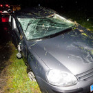 Fontanella: Mit Pkw über Wiese abgestürzt und überschlagen