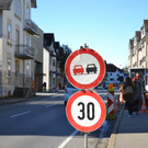 Bauarbeiten Ampelanlage in Götzis