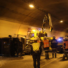 Unfall im Achraintunnel