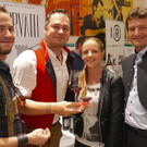 vlnr_ David Friedl und Michael Erath _Paschanga Bregenz__Sara Stiegelmair_Heinz Huber _Gesch__ftsf__hrer Mohrenbrauerei_.JPG