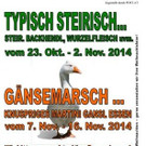 Steirische Woche und Ganslessen