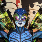 Heidi Klum bei 15. Halloween-Party in New York als Schmetterling