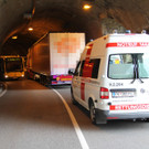 Auffahrunfall im Schwarzachtunnel