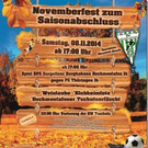 Novemberfest-Programm