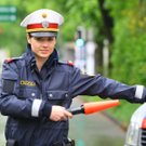 Markus Schairer und Susanne Moll im Polizeidienst