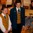 Linda Fritsch und Tobias Willam erhielten Abzeichen in Bronze und Silber.JPG