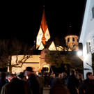 Traumhafte Kulisse vor der Basilika.JPG