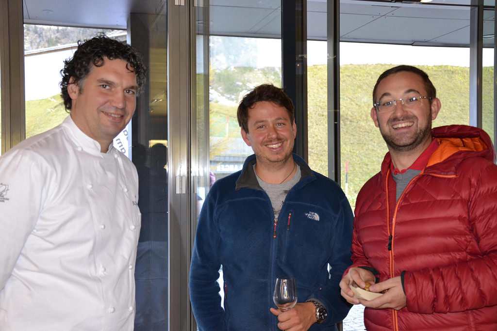 v.l.n.r. Thorsten Probost (Executive Chef Burg Vital Hotel), Martin Walch (Backstube Lech), Johannes Pfefferkorn (Romantik Hotel