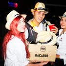 Bacardi Promo Tour in der Nacht der roten Becher