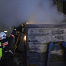 Container-Brand in Wien-Penzing: Einsatz