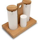 Essig- und Öl, Salz- und Pfeffer-Set, gesehen bei: https://shop.villatorp.de