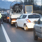 Massenkarambolage auf A14 - drei Folgeunfälle