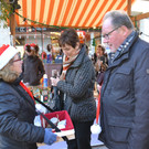 Stimmungsvoller Adventmarkt am Garnmarkt