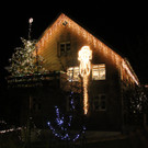 Weihnachtsbeleuchtung in Lochau