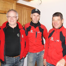 Freude bei den Bergrettern mit ihrem Chef Ignaz Ganahl (Mitte).