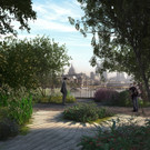 London will Garten-Brücke über die Themse bauen