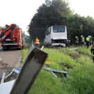 Busunfall auf der A2 Südautobahn
