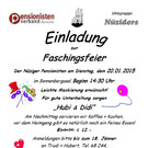 Programm: Faschingsfeier