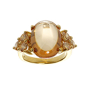 Ring Zirkonia champagne vergoldet um EUR 45,00