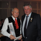 Ehrung Willi Burtscher und Jungmusikanten