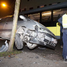 Götzis: Pkw streift Landbus