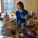 Beim letzten Frauenfrühstück 2014 standen auch Life Kinetik-Übungen auf dem Programm. 
