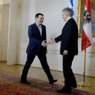 Tsipras in Wien: Treffen mit Bundeskanzler Faymann