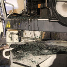 Kranbrand bei Loacker Recycling
