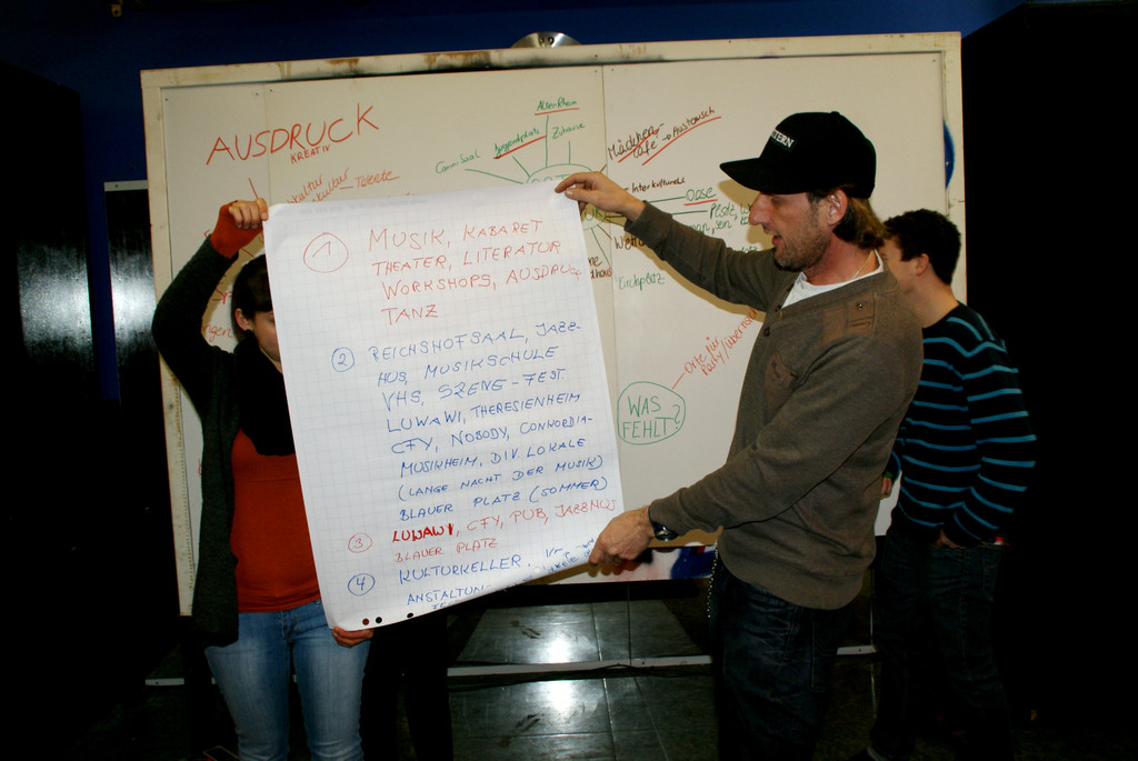 Auch der Vorstand hatte sich an der Plakat-Aktion aktiv beteiligt.JPG