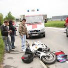 Hörbranz: Verletzter Motorradfahrer nach Unfall 