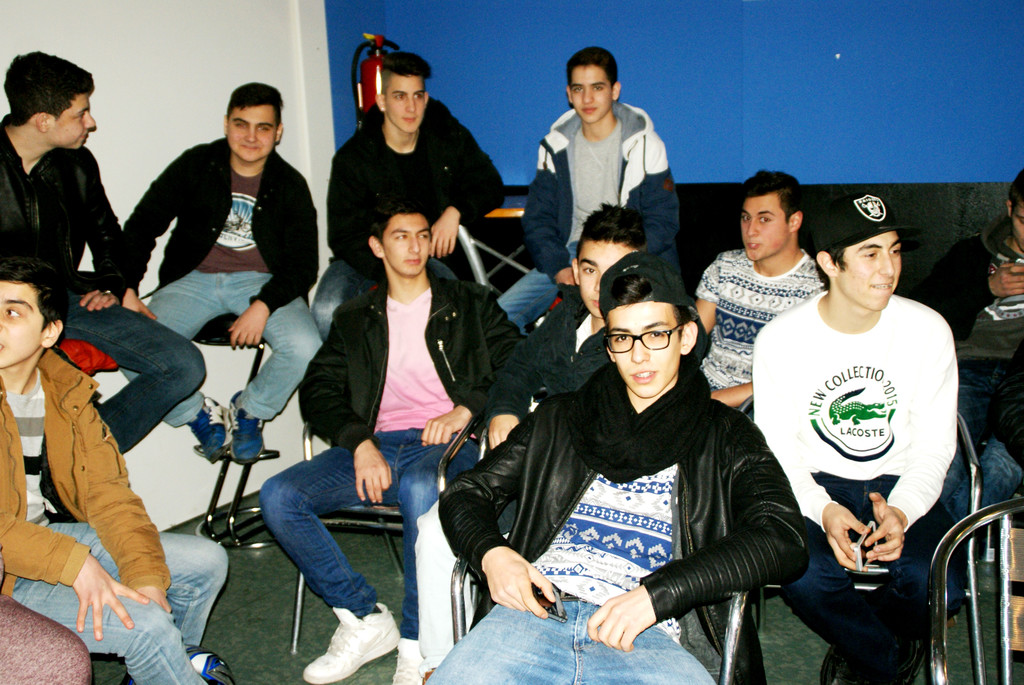 Andrang in der CFY bei Politik on Tour.JPG