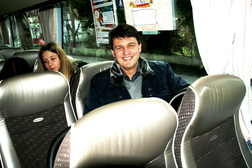 Kurt Fischer genoss den Tag mit den jungen Leuten.JPG