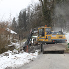 Baustellenfotos aus Orsanka zum Kanalisierungsprojekt Orsanka und Wasserprojekt Fraxern