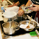 Die Butter in die Pfanne_ den Zucker karamellisieren.JPG