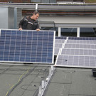 Montage PV Anlage VS und MS Zwischenwasser