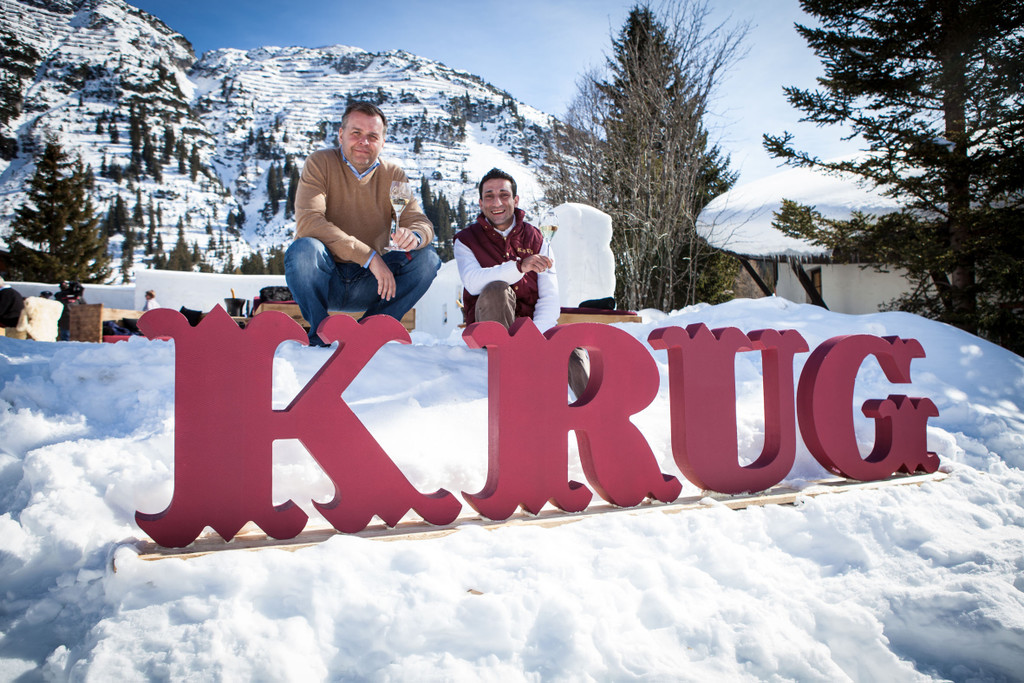 KRUG Pop-Up Restaurant Eröffnung in Lech