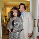 Joan Collins und Percy Gibson 