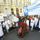 Demo der Spitalsärzte in Wien