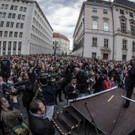 Fotos der Spontandemo