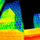 Grenzen der Thermografie: Wärmebildaufnahmen Finanzzentrum