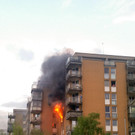 Großeinsatz bei schwerem Brand in der Kaiserebersdorfer Straße in Wien-Simmering