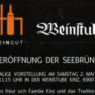 Seebrünzlar-Saison eröffnet in der Weinstube Kinz